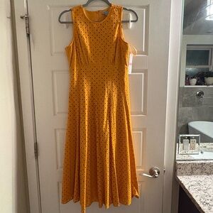 ANTONIO MELANI Yellow Midi Dress